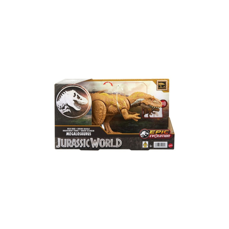 Mattel Jurassic World Wild Roar Megalosaurus, Spielfigur