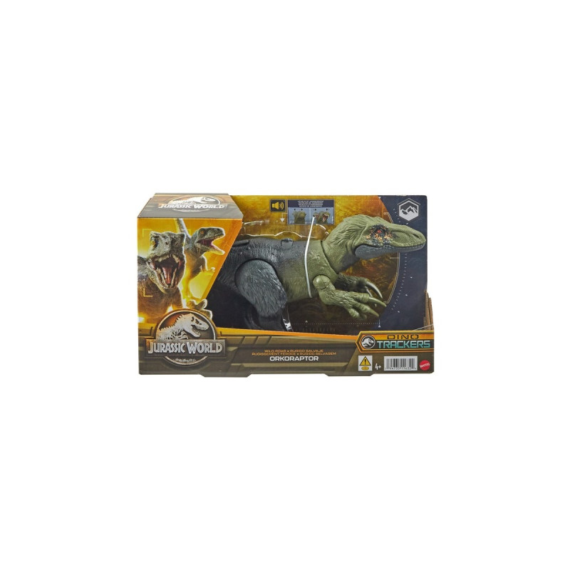 Mattel Jurassic World Wild Roar Orkoraptor, Spielfigur