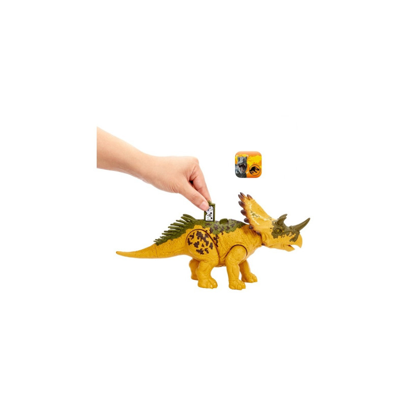 Mattel Jurassic World Wild Roar Regaliceratops, Spielfigur