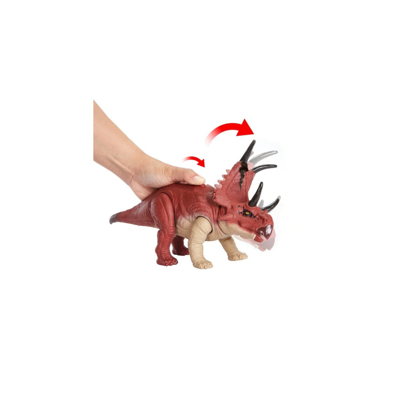 Mattel Jurassic World Wild Roar - Diabloceratops, Spielfigur