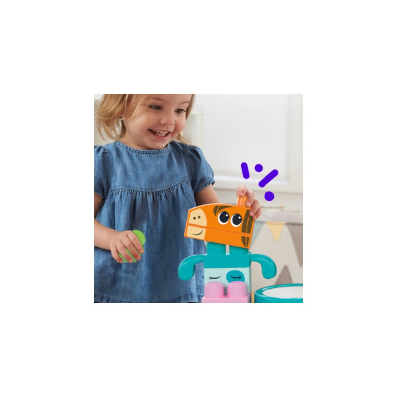 Mattel MEGA BLOKS Musikspaß Bauernhoftiere, Konstruktionsspielzeug