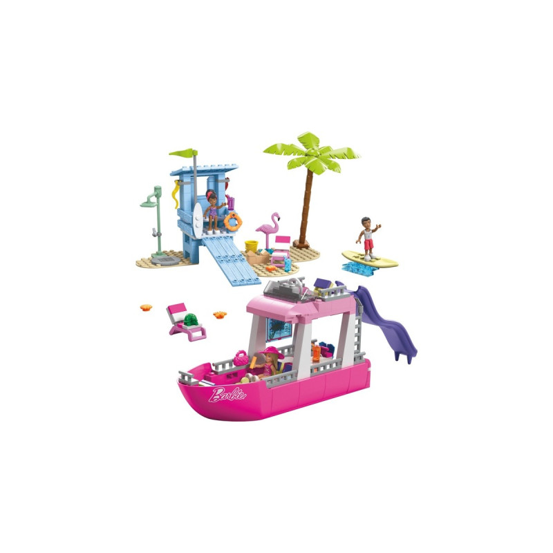 Mattel MEGA Barbie Traum-Boot, Konstruktionsspielzeug