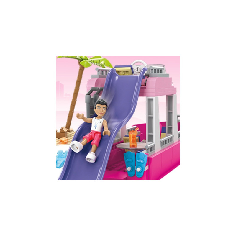 Mattel MEGA Barbie Traum-Boot, Konstruktionsspielzeug