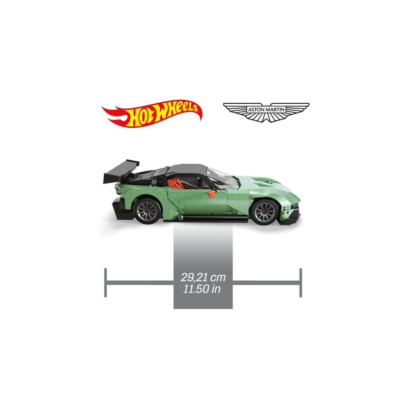 Mattel MEGA Hot Wheels Collector Aston Martin Vulcan, Konstruktionsspielzeug(Maßstab 1:18)