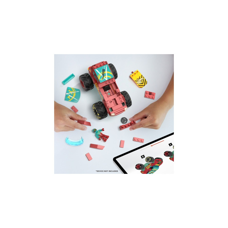 Mattel MEGA Hot Wheels Monster Trucks Demo Derby Extreme-Stunt Set, Konstruktionsspielzeug