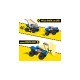 Mattel MEGA Hot Wheels Smash-und-Crash Race Ace Monster Truck, Konstruktionsspielzeug
