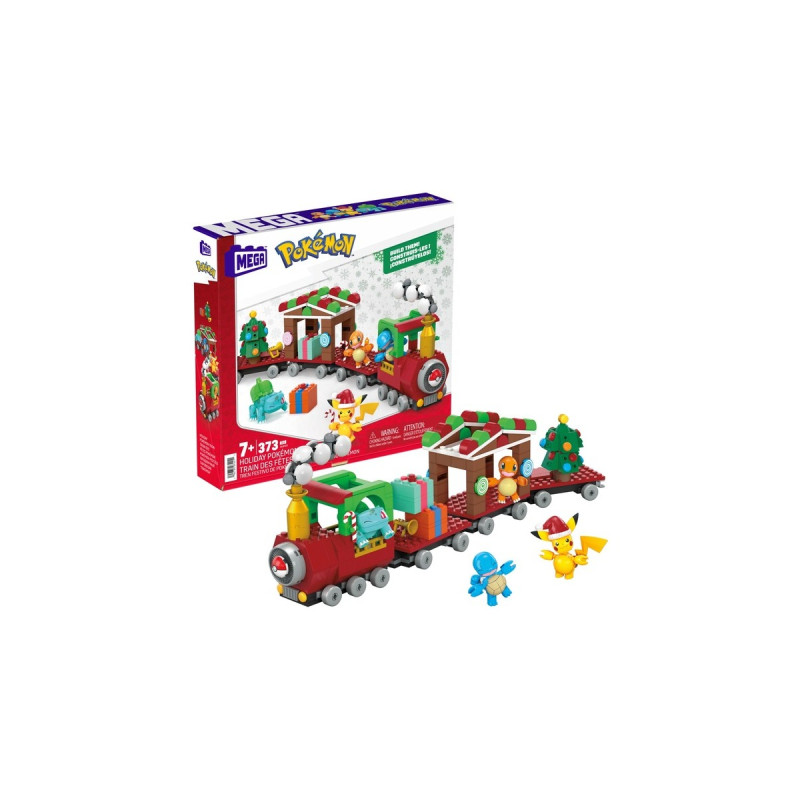 Mattel MEGA Pokémon Holiday Train, Konstruktionsspielzeug