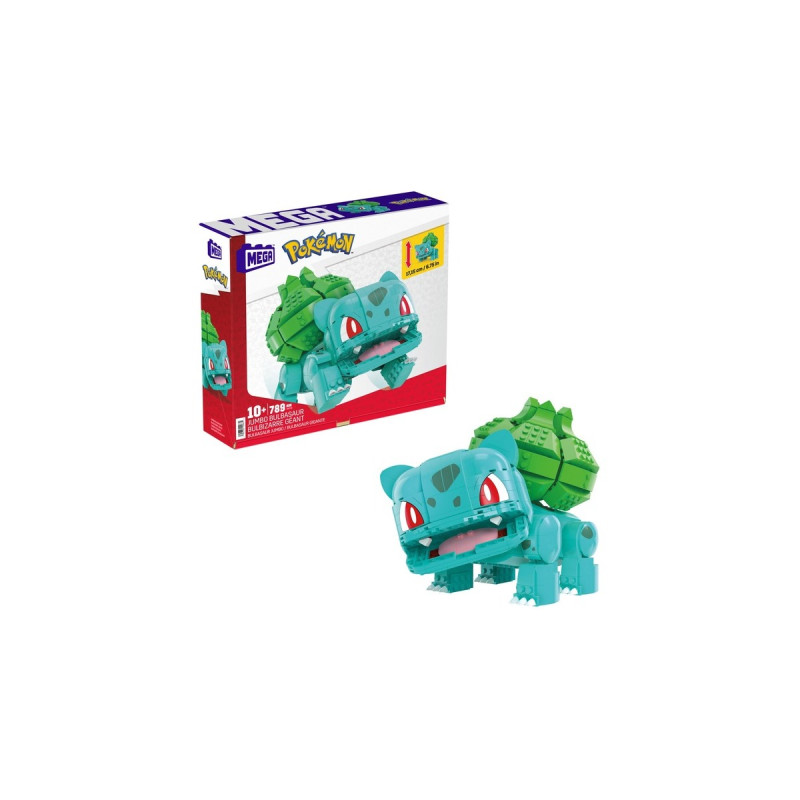Mattel MEGA Pokémon Jumbo Bisasam, Konstruktionsspielzeug