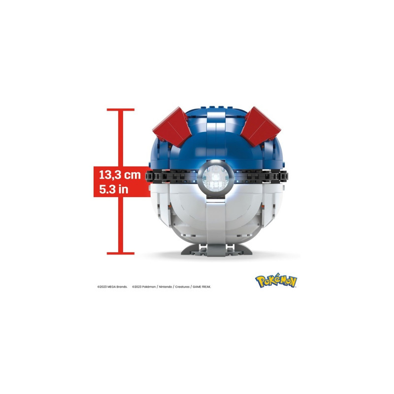 Mattel MEGA Pokémon Jumbo Superball, Konstruktionsspielzeug