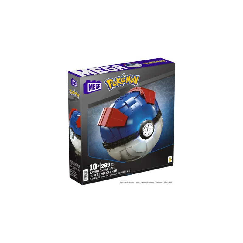 Mattel MEGA Pokémon Jumbo Superball, Konstruktionsspielzeug