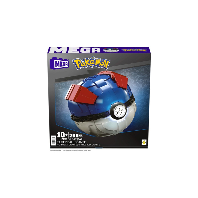 Mattel MEGA Pokémon Jumbo Superball, Konstruktionsspielzeug