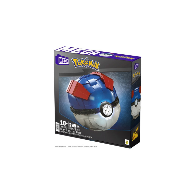 Mattel MEGA Pokémon Jumbo Superball, Konstruktionsspielzeug