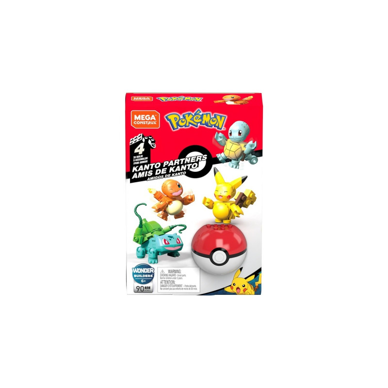 Mattel MEGA Pokémon Kanto Partners, Konstruktionsspielzeug
