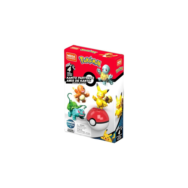Mattel MEGA Pokémon Kanto Partners, Konstruktionsspielzeug