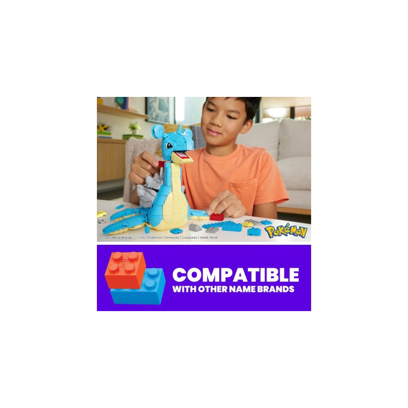 Mattel MEGA Pokémon Lapras, Konstruktionsspielzeug