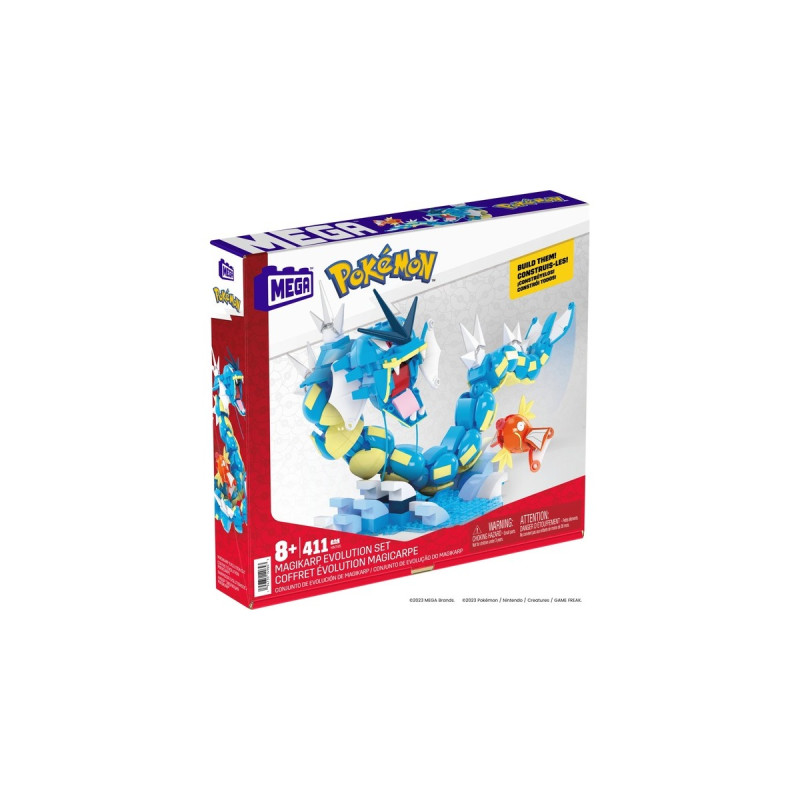 Mattel MEGA Pokémon Magikarp Evolution Set, Konstruktionsspielzeug