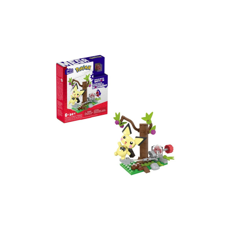 Mattel MEGA Pokémon Pichus Wald-Futtersuche, Konstruktionsspielzeug