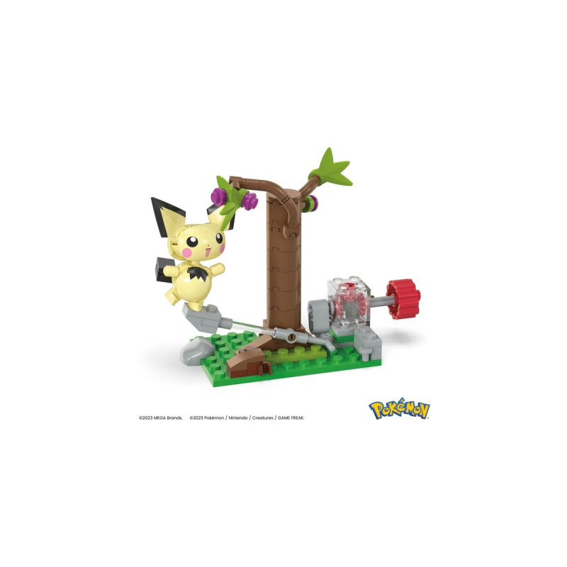Mattel MEGA Pokémon Pichus Wald-Futtersuche, Konstruktionsspielzeug