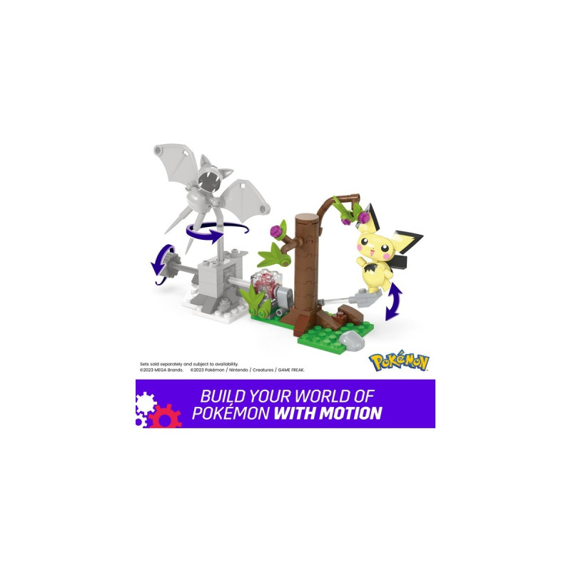 Mattel MEGA Pokémon Pichus Wald-Futtersuche, Konstruktionsspielzeug