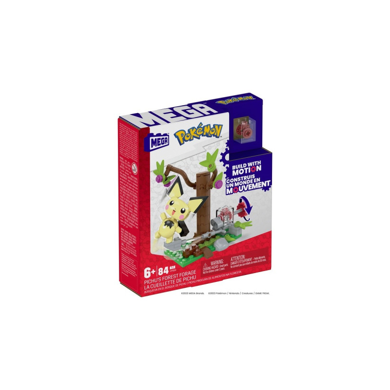Mattel MEGA Pokémon Pichus Wald-Futtersuche, Konstruktionsspielzeug