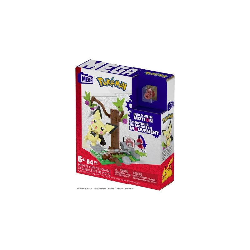 Mattel MEGA Pokémon Pichus Wald-Futtersuche, Konstruktionsspielzeug