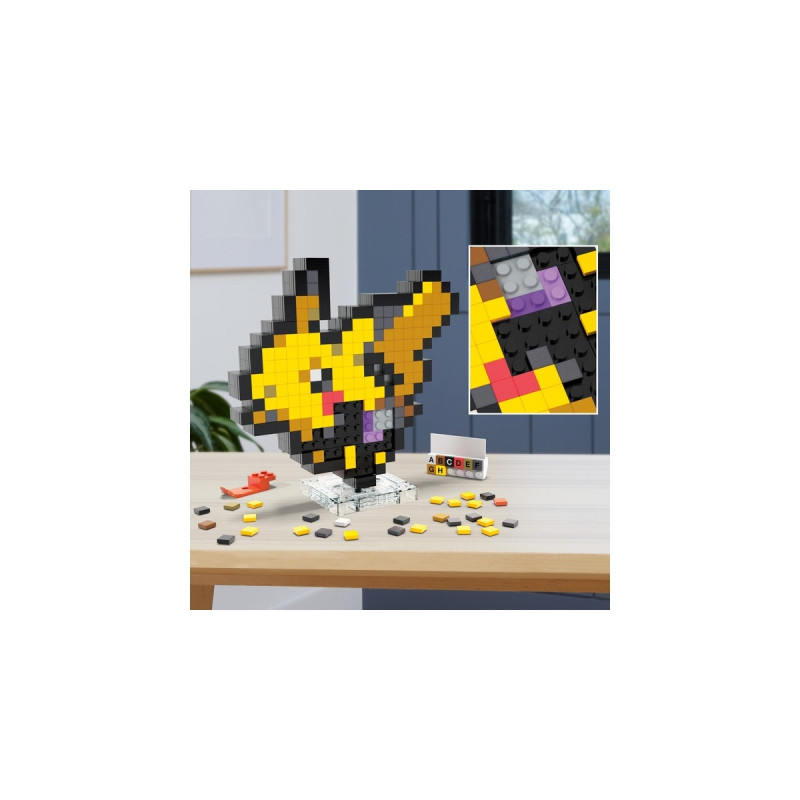 Mattel MEGA Pokémon Pikachu Pixel Art, Konstruktionsspielzeug