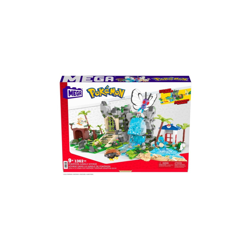 Mattel MEGA Pokémon Ultimative Dschungel-Expedition, Konstruktionsspielzeug