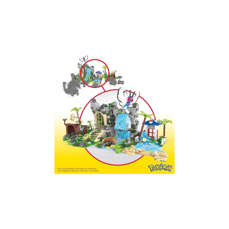 Mattel MEGA Pokémon Ultimative Dschungel-Expedition, Konstruktionsspielzeug
