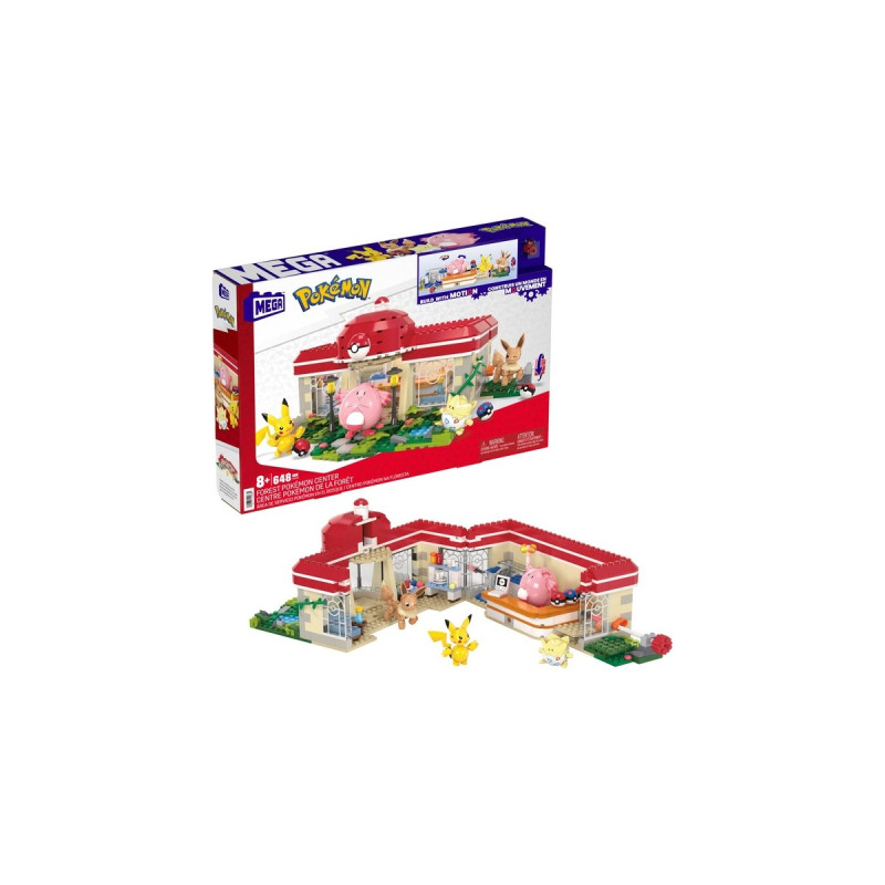 Mattel MEGA Pokémon Waldspaß Poké-Center, Konstruktionsspielzeug
