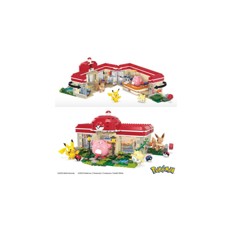 Mattel MEGA Pokémon Waldspaß Poké-Center, Konstruktionsspielzeug