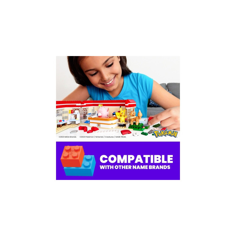 Mattel MEGA Pokémon Waldspaß Poké-Center, Konstruktionsspielzeug