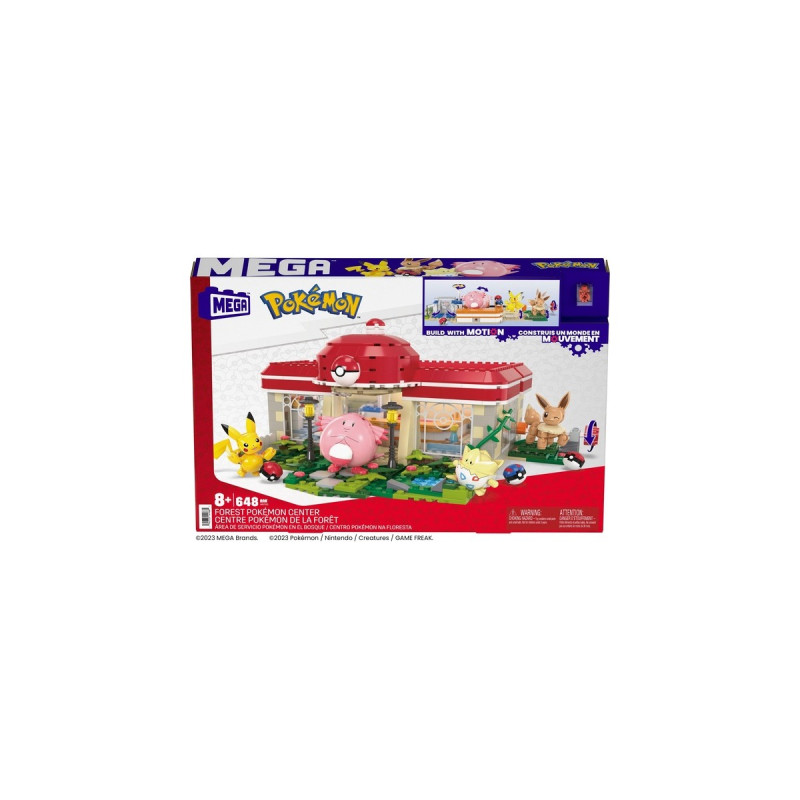 Mattel MEGA Pokémon Waldspaß Poké-Center, Konstruktionsspielzeug
