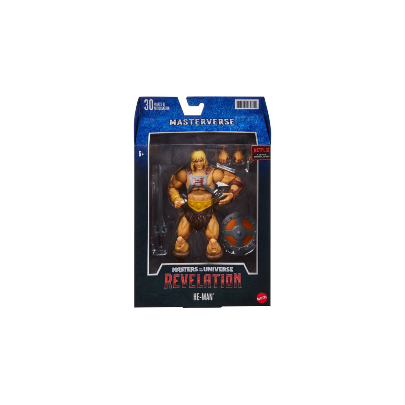 Mattel Masters of the Universe Masterverse He-Man 18cm große Actionfigur für alle MOTU Sammler, Spielfigur