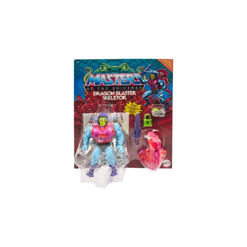 Mattel Masters of the Universe Origins Actionfigur Deluxe Dragon Blaster Skeletor, Spielfigur(14 cm)