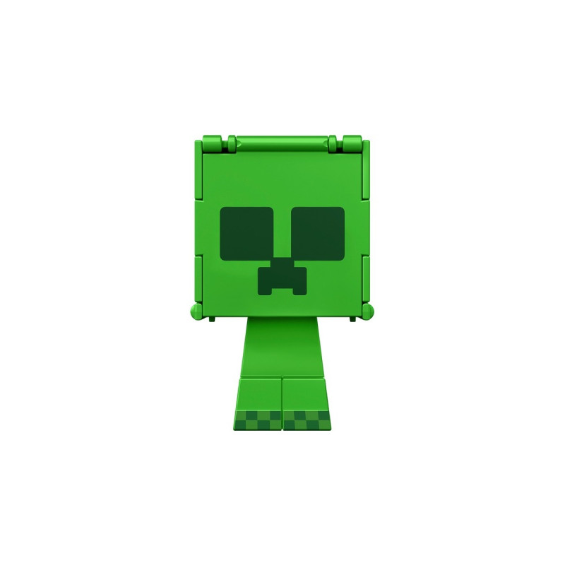 Mattel Minecraft Flippin' Figure Creeper + Charged Creeper, Spielfigur