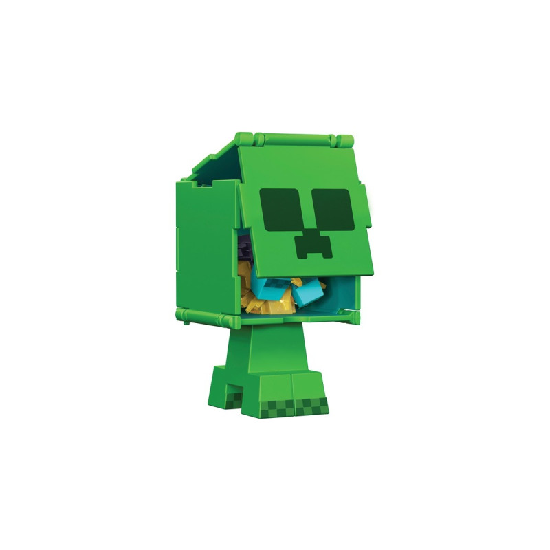 Mattel Minecraft Flippin' Figure Creeper + Charged Creeper, Spielfigur