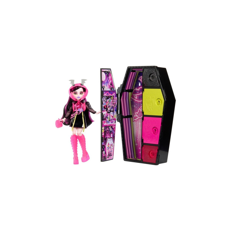 Mattel Monster High Skulltimates Secrets Serie 3 - Draculaura, Puppe