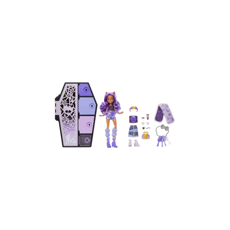 Mattel Monster High Verborgene Schätze Clawdeen, Puppe