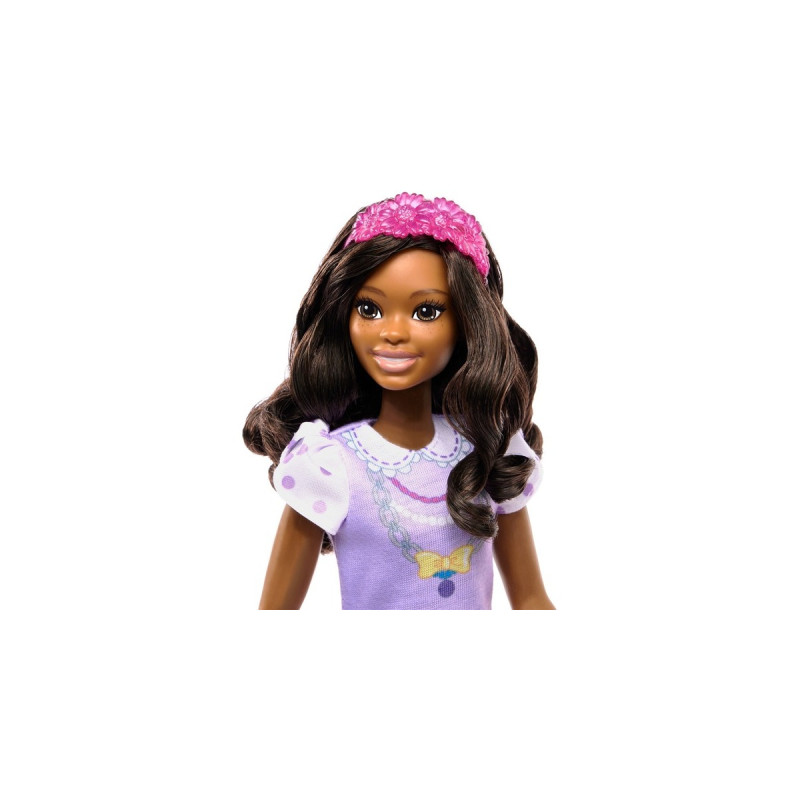 Mattel My First Barbie Brooklyn mit Pudel (schwarze Haare), Puppe