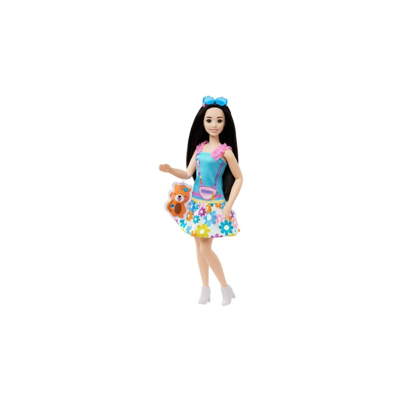 Mattel My First Barbie Renee mit Fuchs (schwarzeHaare), Puppe