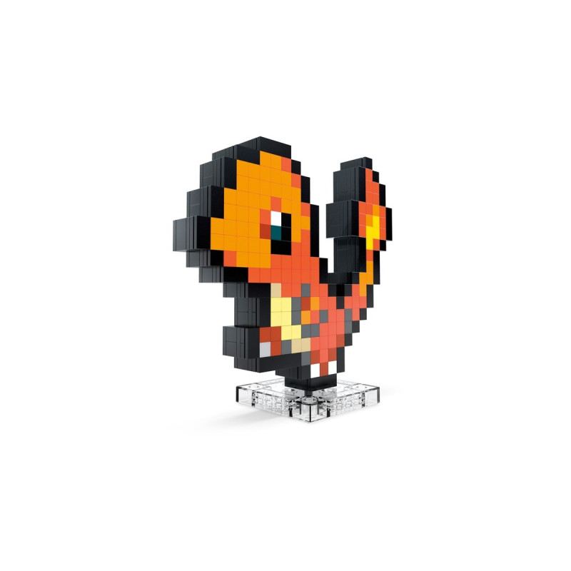 Mattel Pokémon Glumanda Pixel Art, Konstruktionsspielzeug