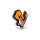 Mattel Pokémon Glumanda Pixel Art, Konstruktionsspielzeug