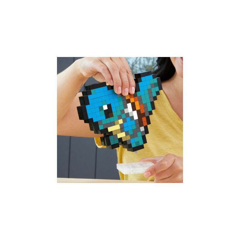 Mattel Pokémon Shiggy Pixel Art, Konstruktionsspielzeug