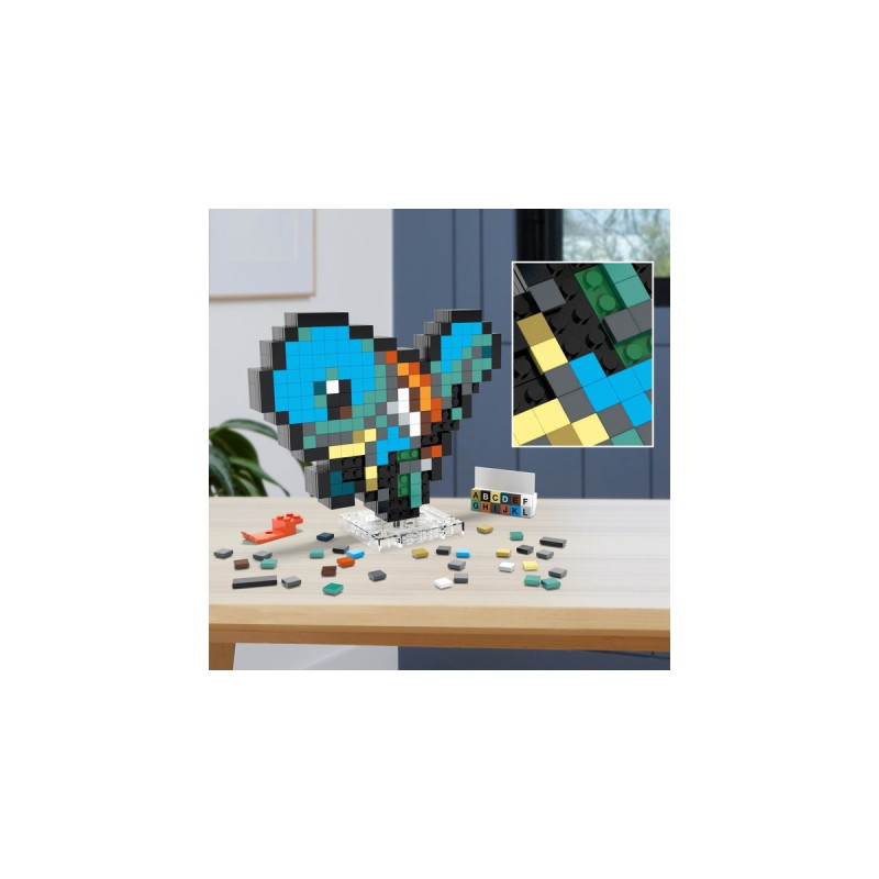 Mattel Pokémon Shiggy Pixel Art, Konstruktionsspielzeug