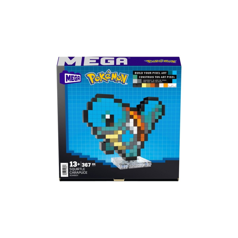 Mattel Pokémon Shiggy Pixel Art, Konstruktionsspielzeug
