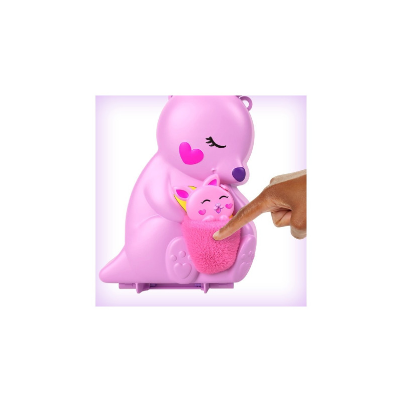 Mattel Polly Pocket Mama & Joey Kangaroo Tasche, Spielfigur