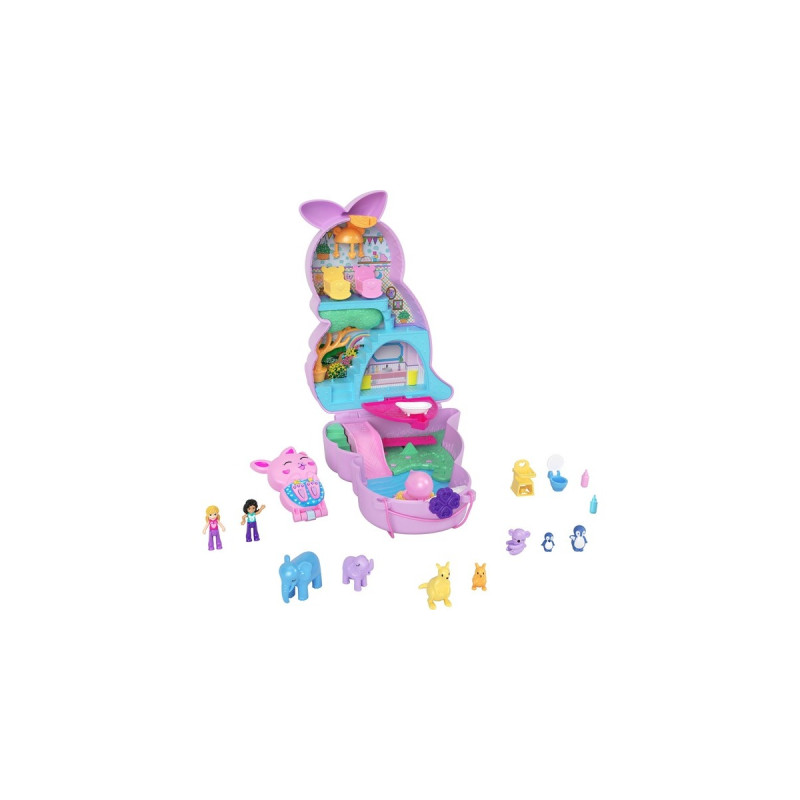 Mattel Polly Pocket Mama & Joey Kangaroo Tasche, Spielfigur