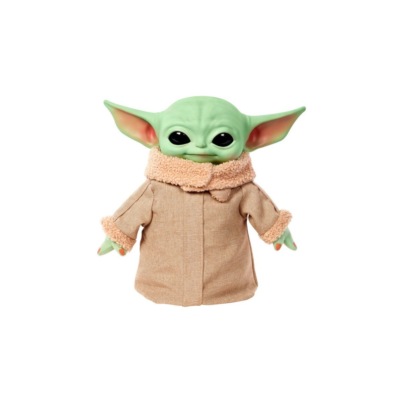 Mattel Star Wars Squeeze & Blink Grogu Funktionsplüsch, Kuscheltier