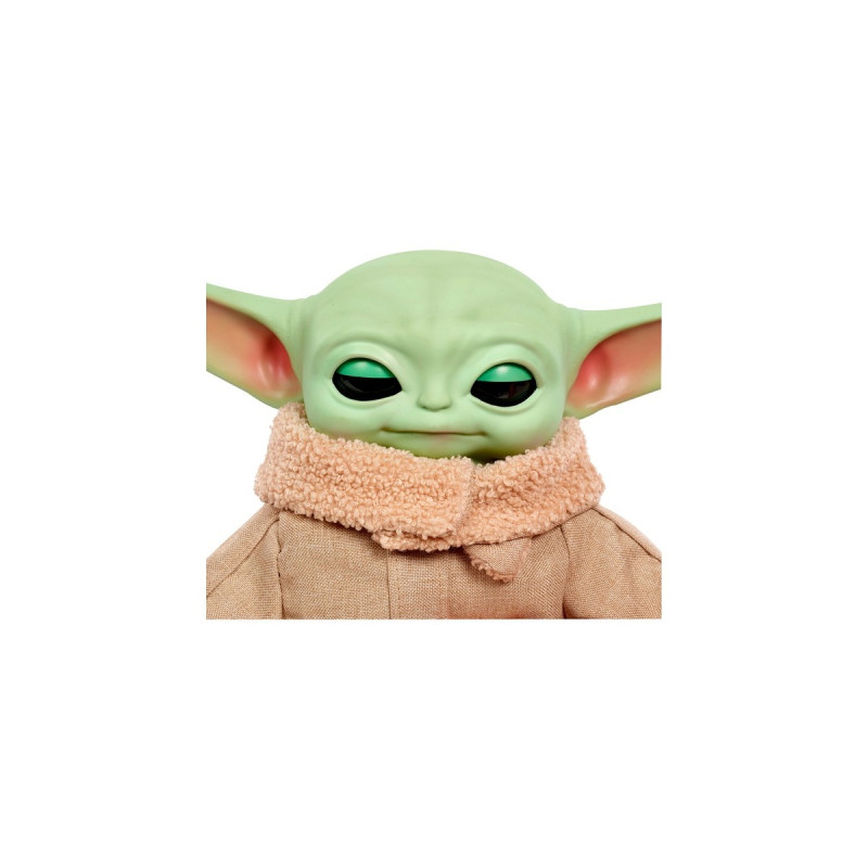 Mattel Star Wars Squeeze & Blink Grogu Funktionsplüsch, Kuscheltier