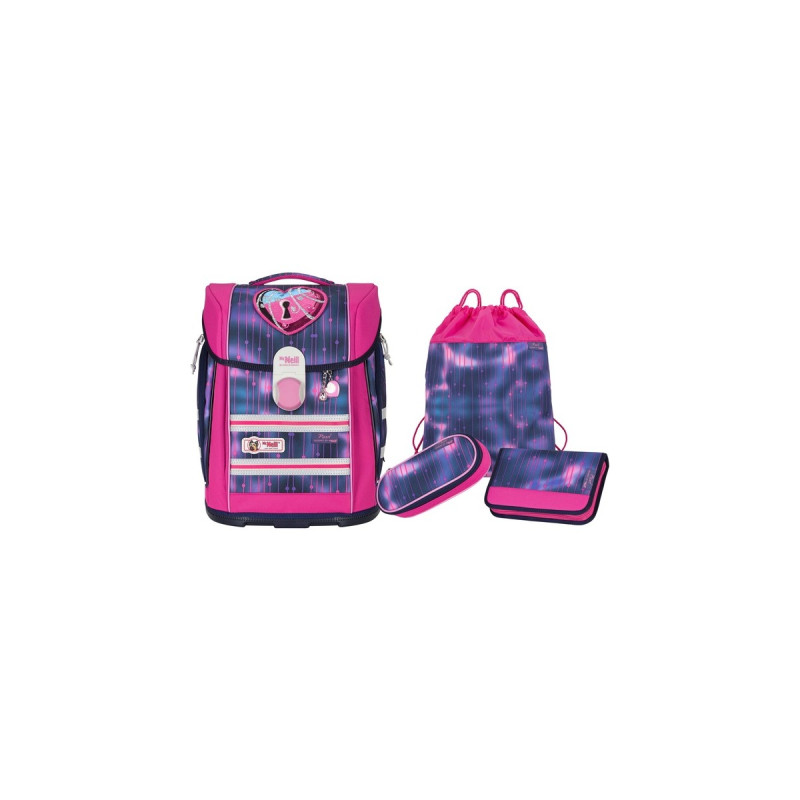 McNeill Ergo PRIMERO McLightPearl, Schulranzen(violett/rosa, 4 teilig)
